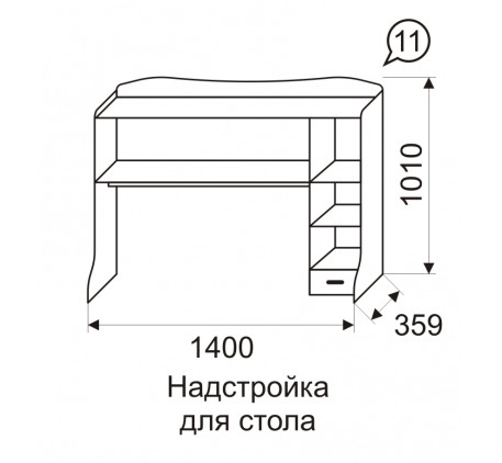 Детская мебель Принцесса